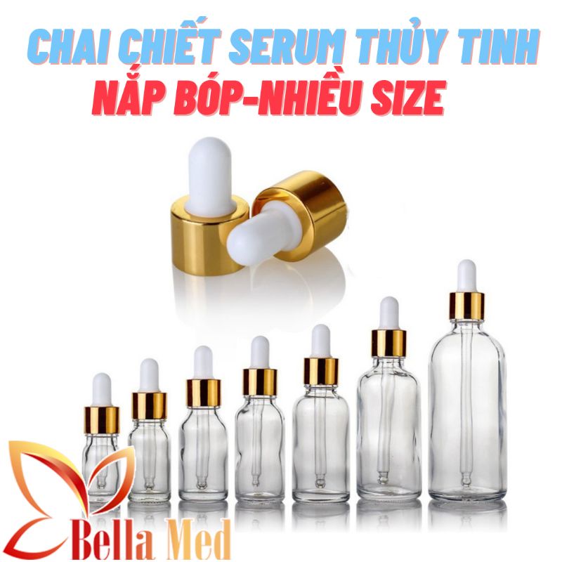 Lọ chiết serum 3ml, 5ml, 10ml tiện dụng cho spa