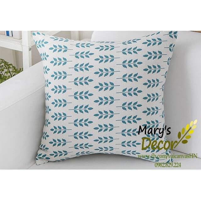 Gối tựa sofa Mary Décor - họa tiết Họa tiết lá G-D10