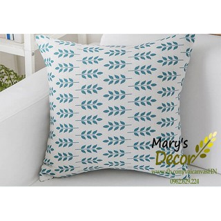 Gối tựa sofa Mary Décor - họa tiết Họa tiết lá G-D10