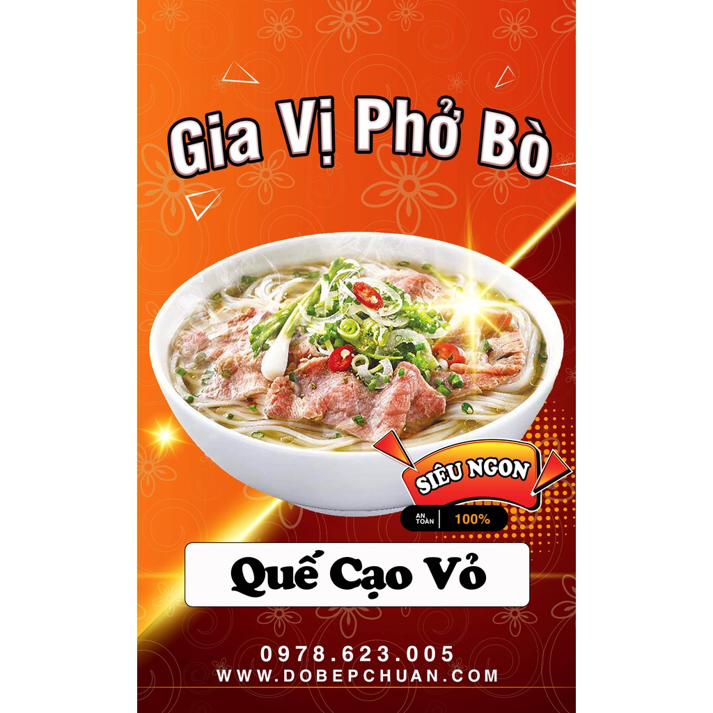 [Ship nhanh] Gia Vị Nấu Phở, Gia Vị Phở Bò Set Đầy Đủ