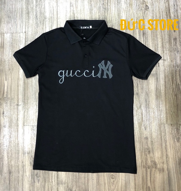 Áo thun cổ trụ thêu logo cao cấp(chất liệu cotton 100%) | BigBuy360 - bigbuy360.vn