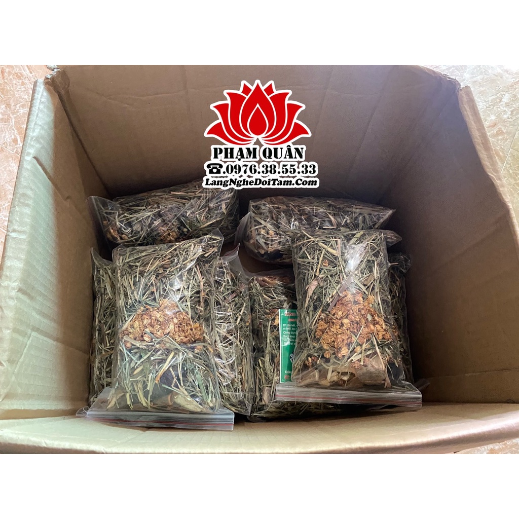 Lá xông gội đầu dưỡng sinh loại bịch 1kg cực thơm, hoàn toàn từ thiên nhiên