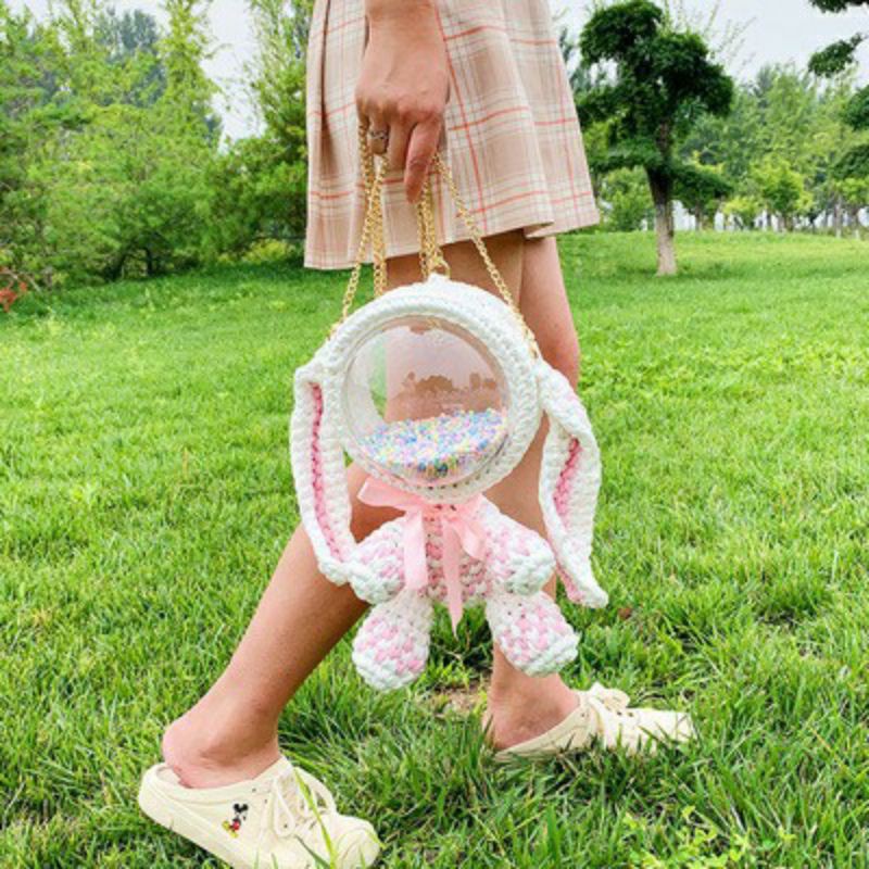 Trọn bộ nguyên liệu handmade túi tự đan đầu gấu hot #trend