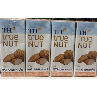 Lốc 4 hộp Sữa hạt hạnh nhân Th true milk 180ml