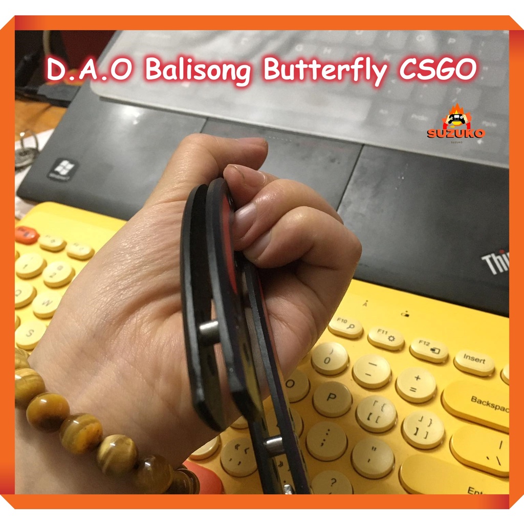Đồ trưng bày bướm CSGO balisong bản cán Ghép độc đáo giá rẻ [SUZUKO STORE]