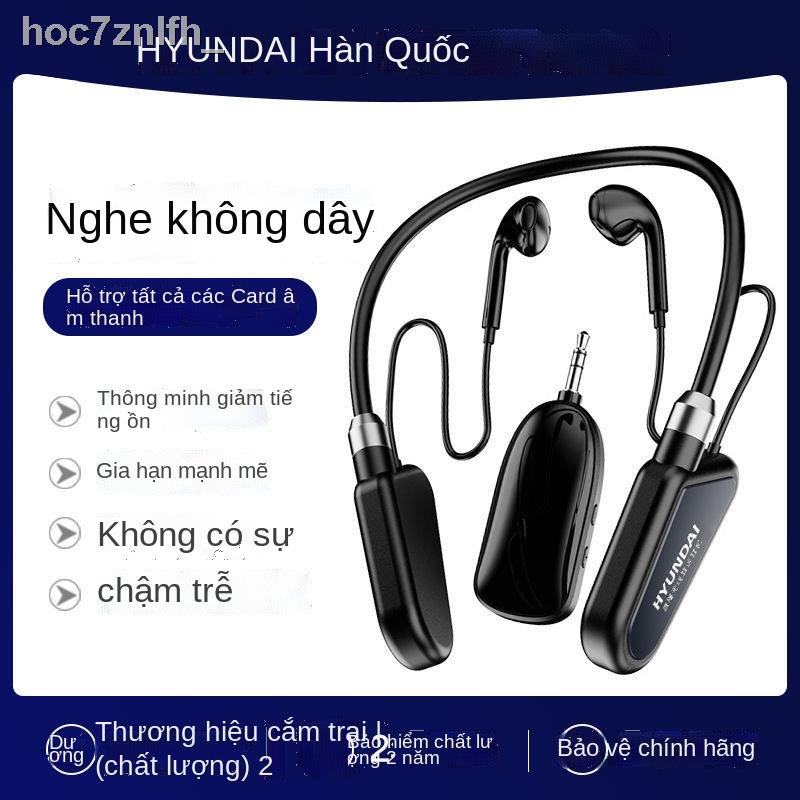 Tai nghe giám sát không dây thực sự của Hyundai Hàn Quốc Lưới neo màu đỏ đeo cổ Tai n