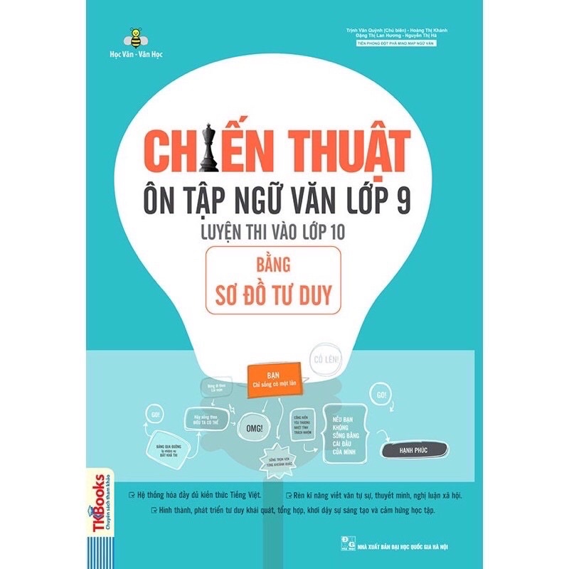 Sách - Chiến Thuật Ôn Tập Ngữ Văn Lớp 9 Luyện Thi Vào 10 Bằng Sơ Đồ Tư Duy