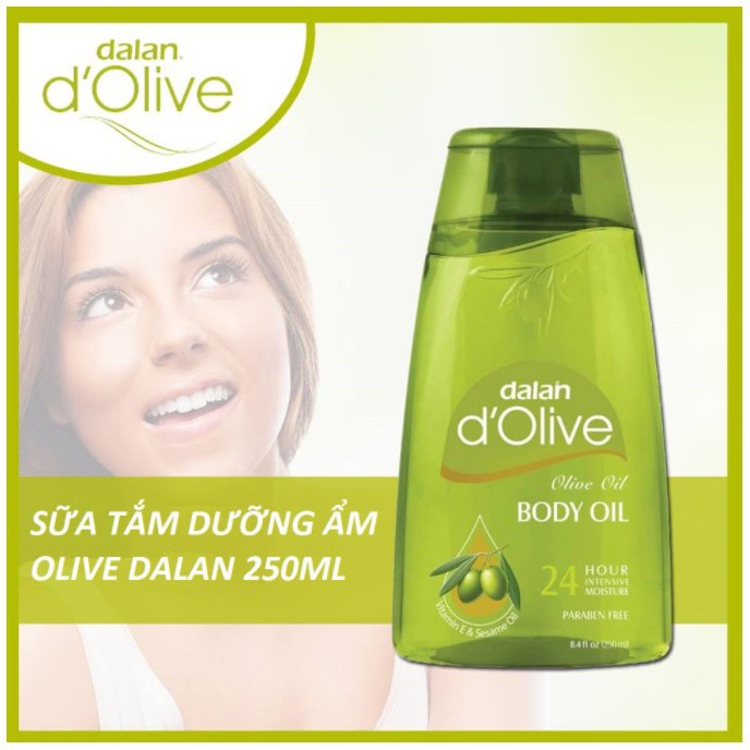 Sữa tắm dưỡng ẩm Dalan D’Olive 250ml Chính Hãng