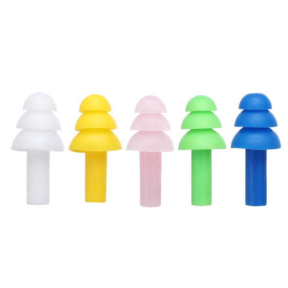 MYRONGVN Set 5 Cặp Nút Bịt Tai Hỗ Trợ Giấc Ngủ Có Thể Tái Sử Dụng