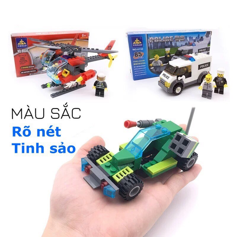 Đồ Chơi Lego Lắp Ráp Xếp Hình 30 - 60 PCS Kích Thích Tư Duy Cho Bé từ 6 Tuổi Trở Lên- Giao Mẫu Ngẫu Nhiên