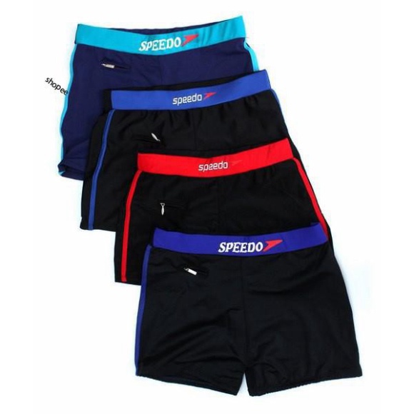 Quần bơi nam, Quần bơi lội Speedo nam co dãn lưng bản, quần bơi có túi đựng chìa khóa | BigBuy360 - bigbuy360.vn