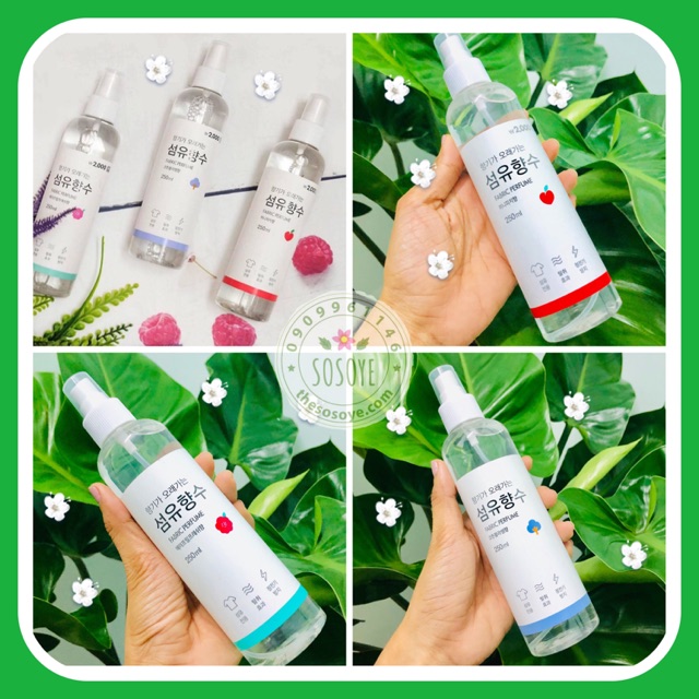 Xịt Thơm Quần Áo Nội Địa Hàn Quốc Fabric Perfume Cao Cấp 250ml | BigBuy360 - bigbuy360.vn