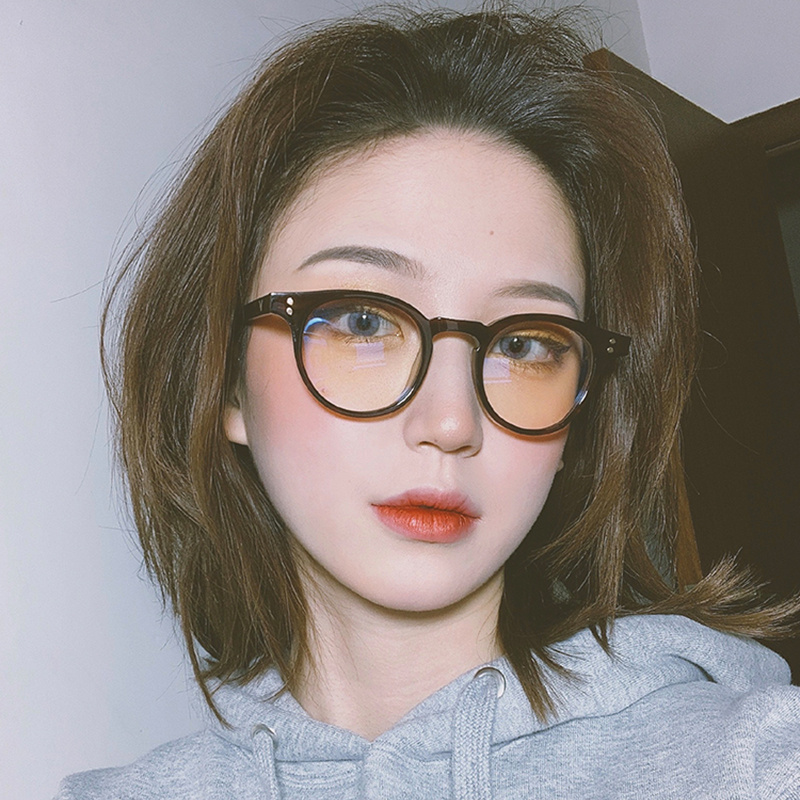 Mắt Kính Chống Tia Sáng Xanh Phong Cách Retro Thời Trang Dành Cho Nữ