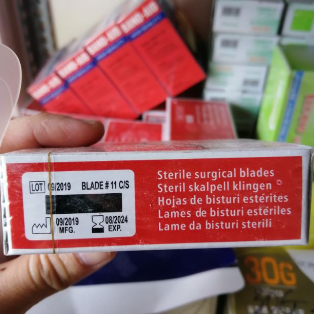 (Q1-HCM) Dao Lấy Mụn Nhãn Hiệu Ông Già ĐẦU NHỌN - Dao Mổ Số 11 Doctor (Ấn Độ) - Đầu Nhọn Lấy Nhân Mụn Rất Tiện Lợi