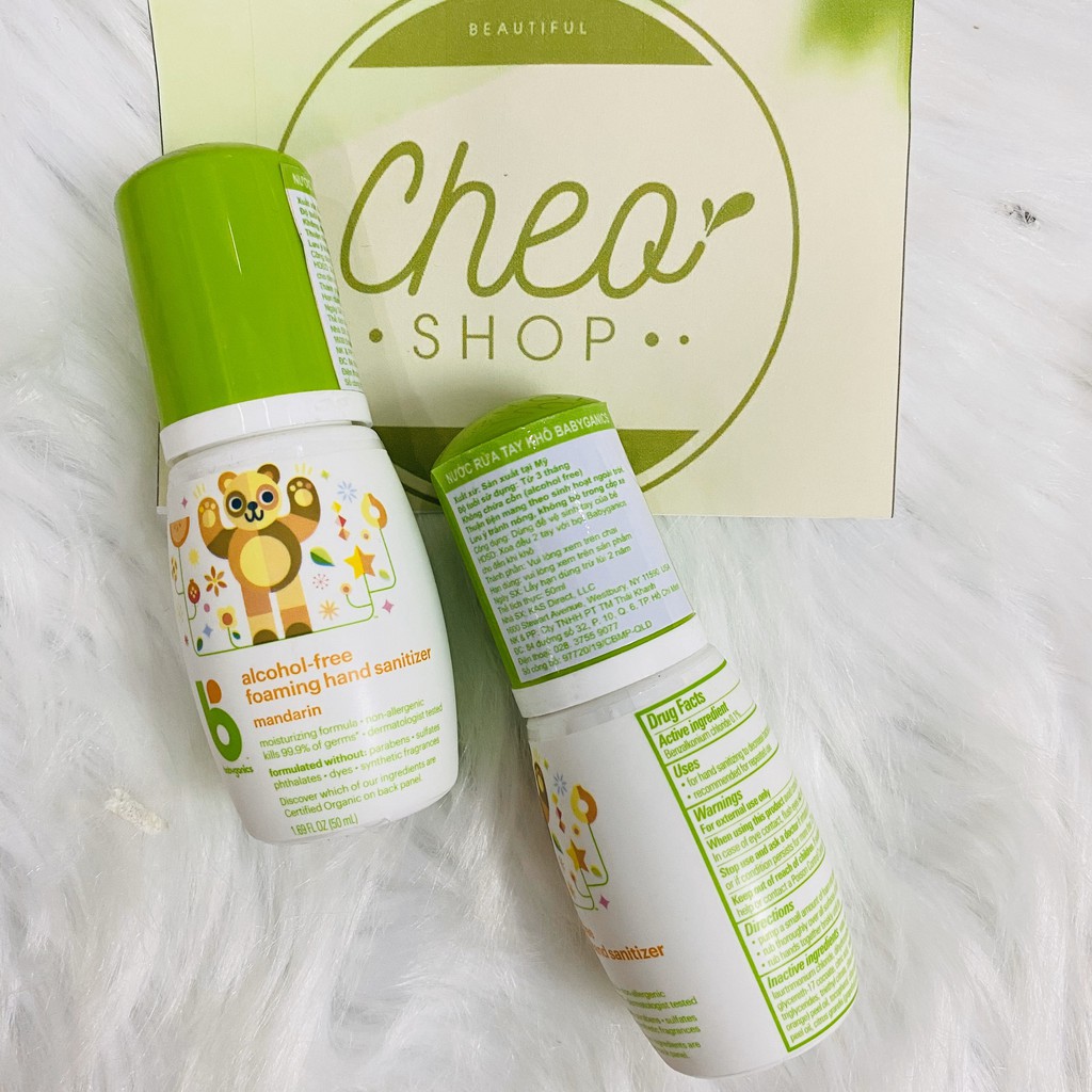 Babyganics rửa tay cho bé 50ml