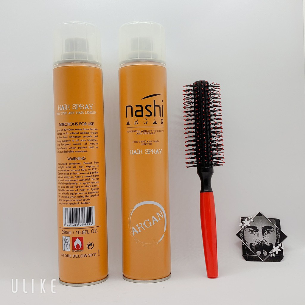 Gôm Xịt Giữ Nếp Dưỡng Tóc Hàng Đầu Nashi 320 ml