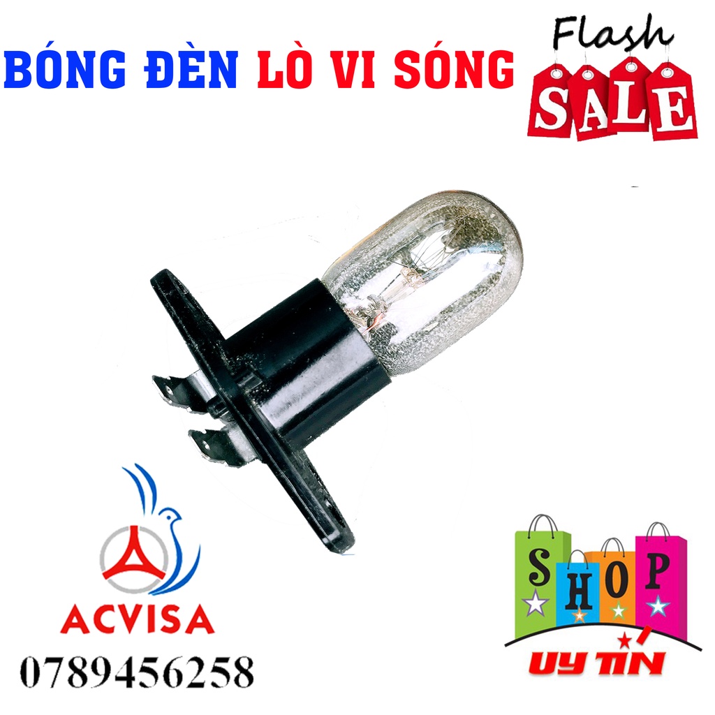 Bóng đèn chiếu sáng lò vi sóng, lò nướng liền đui đảm bảo chất lượng