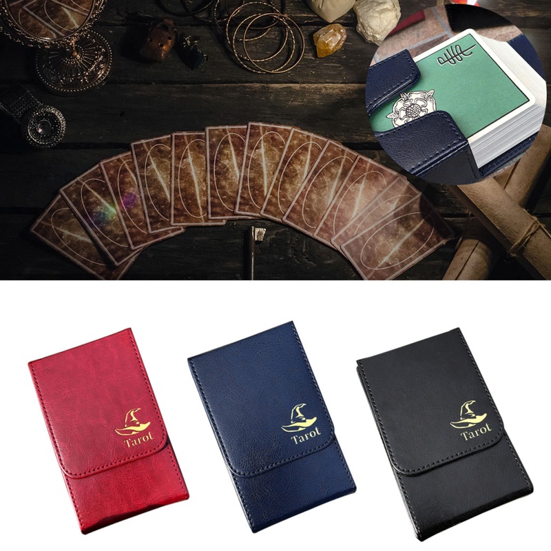 Hộp Đựng Bài Tarot Bằng Da PU Tiện Dụng