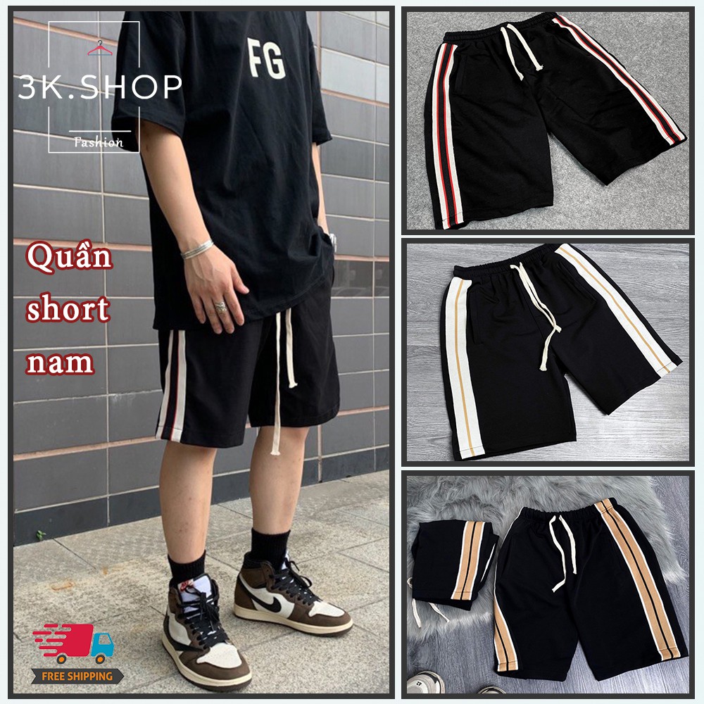 Quần short nam❤️SALE❤️Quần đùi thể thao TBG kẻ sọc unisex chất kiệu cao cấp thoáng mát không xù cho mùa hè
