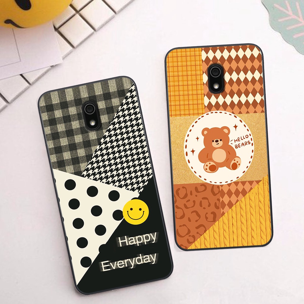 Ốp lưng Xiaomi REDMI 8A happy day, gấu bear dễ thương - BỀN - ĐẸP -BAO GIÁ TOÀN THỊ TRƯỜNG