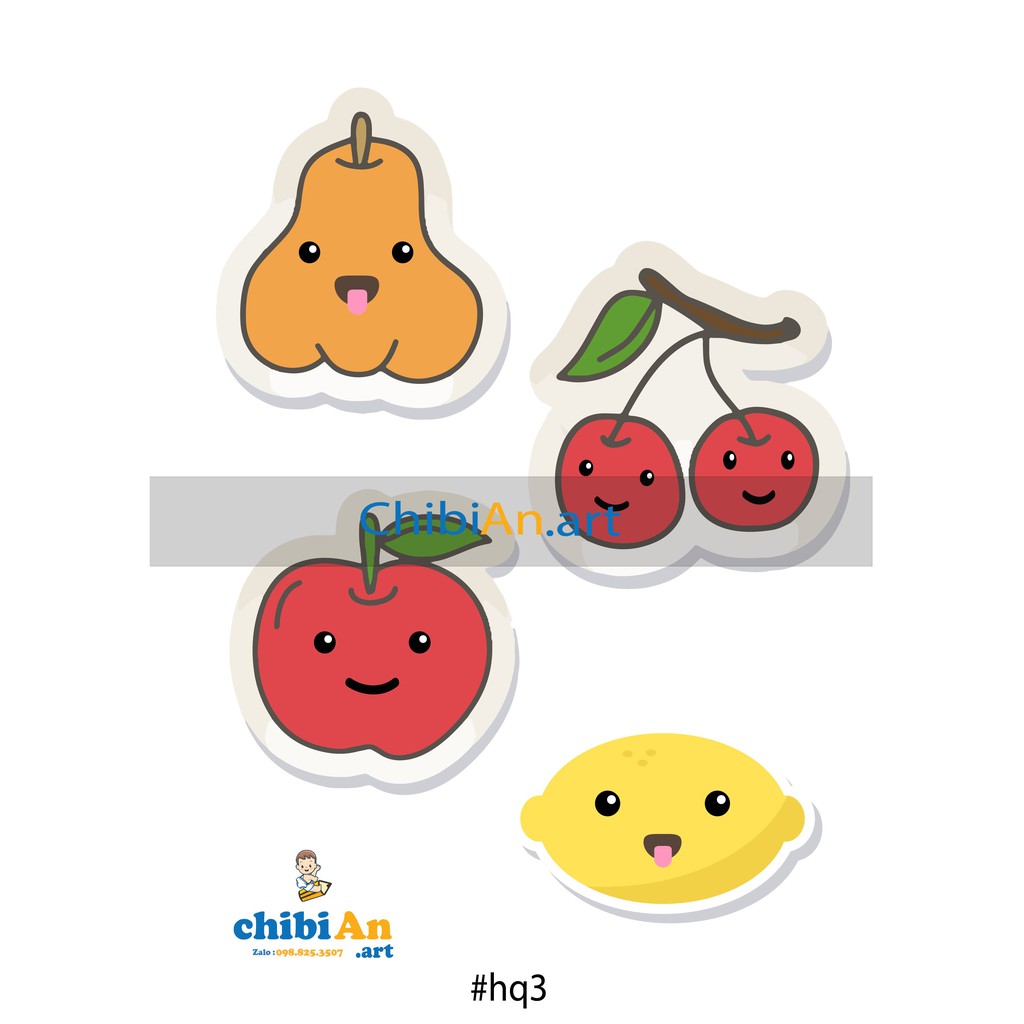 Hình Dán - Sticker Dán - Kute Dễ Thương Cho Bé - Dạy Bé Nhận Biết Hình Ảnh - Đồ Vật - Hoa Quả - Xe Cộ