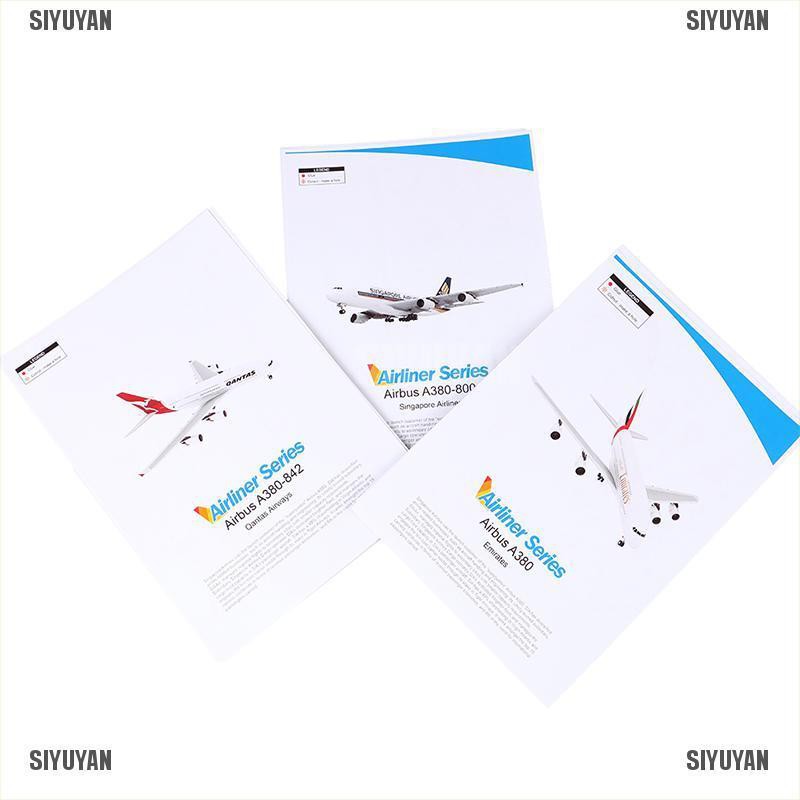 Mô hình máy bay Airbus A380 3d tỉ lệ 1:300 chất lượng cao