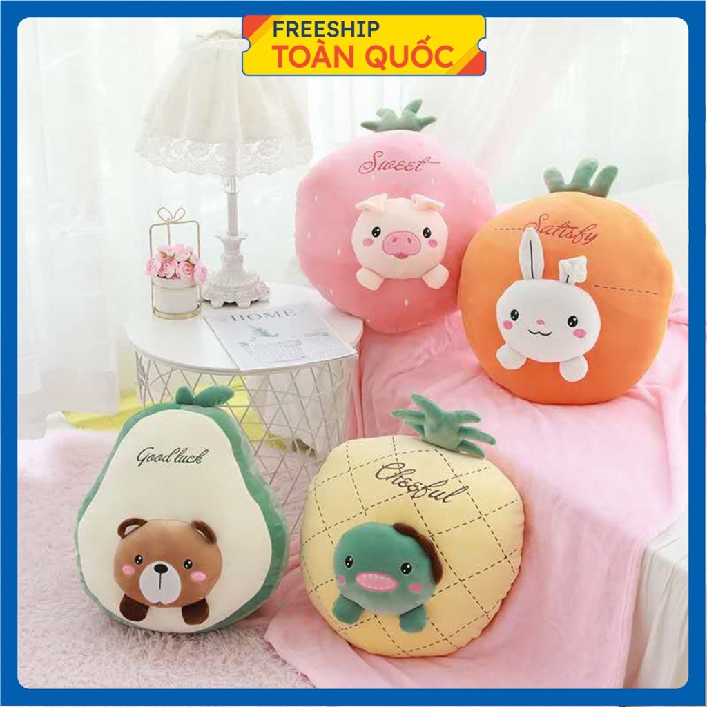 PVN15628 Bộ Chăn gối gấu bông mèo, chăn gối văn phòng 3in1 siêu đáng yêu T2 .