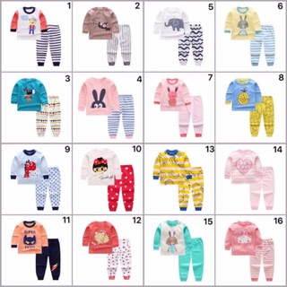 Set 2 bộ tay dài bé trai/gái size 6-10kg