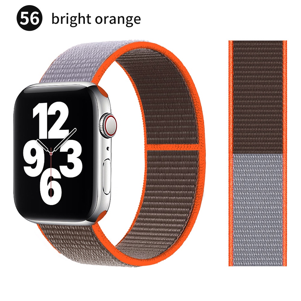 Dây Đeo Bằng Nylon Cho Đồng Hồ Thông Minh Apple Watch Series 7 6 5 43 21 SE 41mm 45mm 40mm