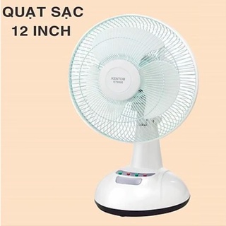 Quạt sạc và đèn sạc đa chức năng kentom KT 9500