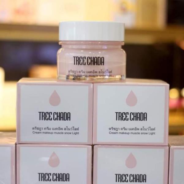 KEM TRANG ĐIỂM  TREE CHADA CREAM MAKEUP MUSCLE SNOW LIGHT 50ML CHUẨN AUTH | BigBuy360 - bigbuy360.vn
