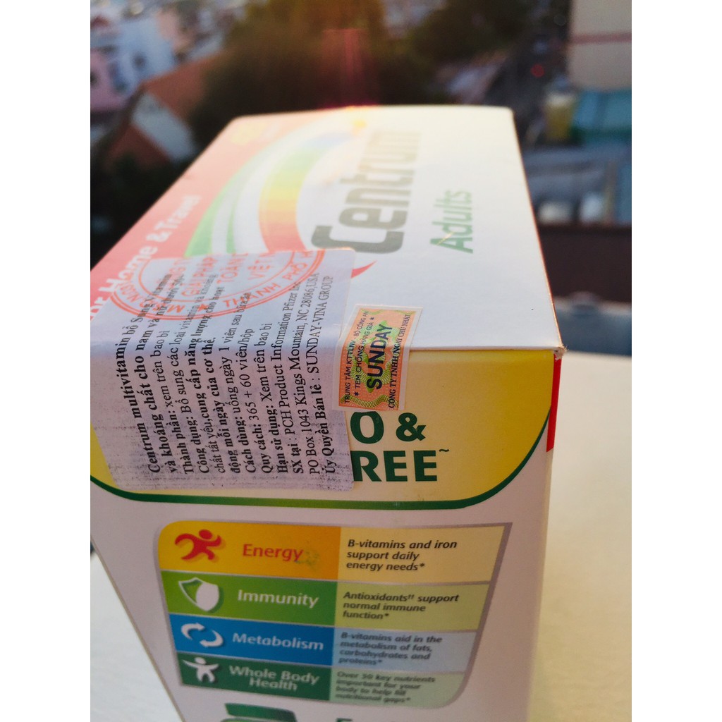Centrum multivitamin dành cho nam và nữ dưới 50 tuổi - 425 viên | BigBuy360 - bigbuy360.vn