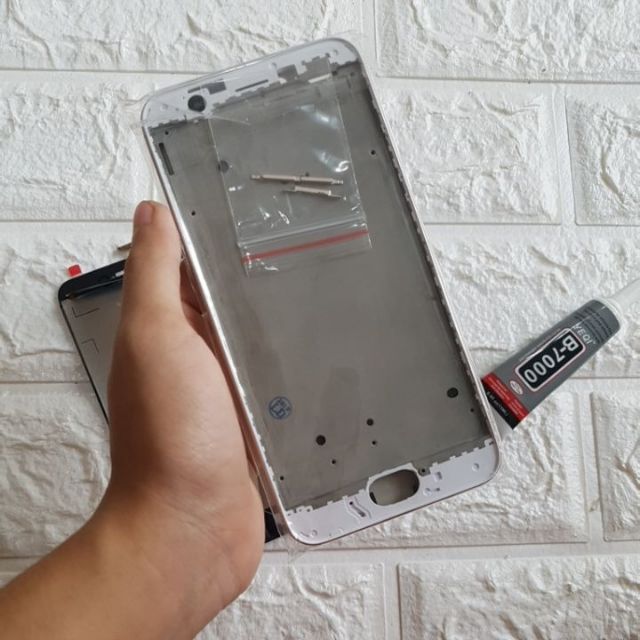 Combo Bộ Vỏ + Màn Hình F3 Lite (A57) Zin Hàng Cao Cấp Tặng 1 Tuýp Keo B-7000