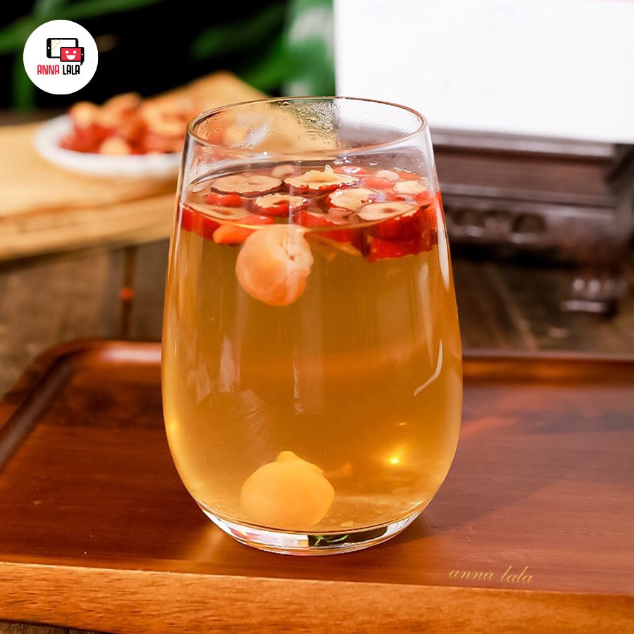 [SẴN] Trà táo đỏ long nhãn Kỉ Tử dưỡng nhan, trà khô thảo mộc , thanh lọc cơ thể 120g