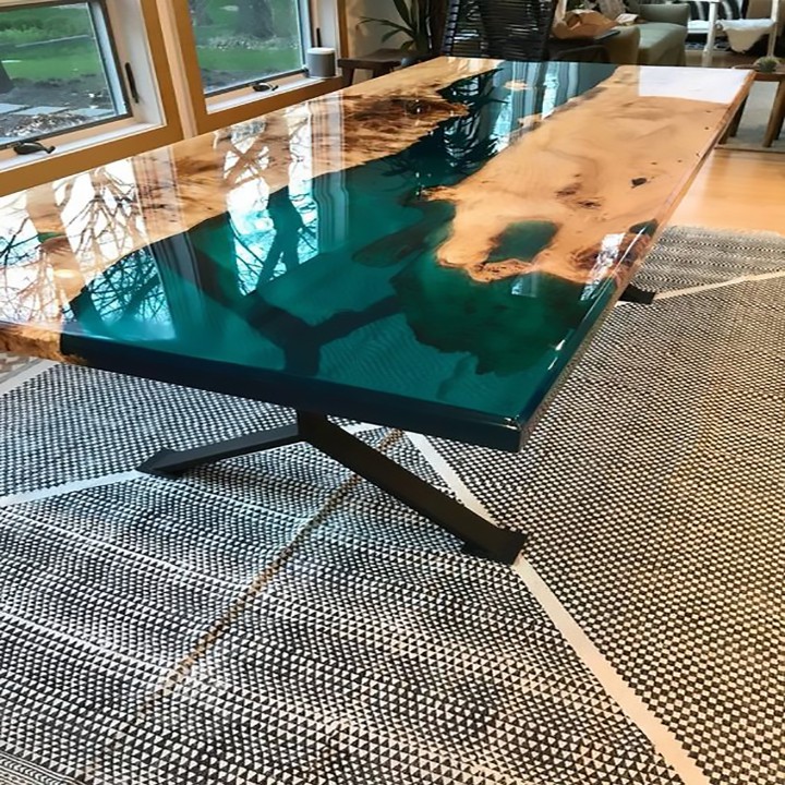 Resin Epoxy Đổ Bàn, Vẽ Cá 3D, Phủ Khoen Chỉ Đồ Câu, Ốp Carbon fiber, Đổ Khuôn Handamade.. LongVuResin - LRAB312
