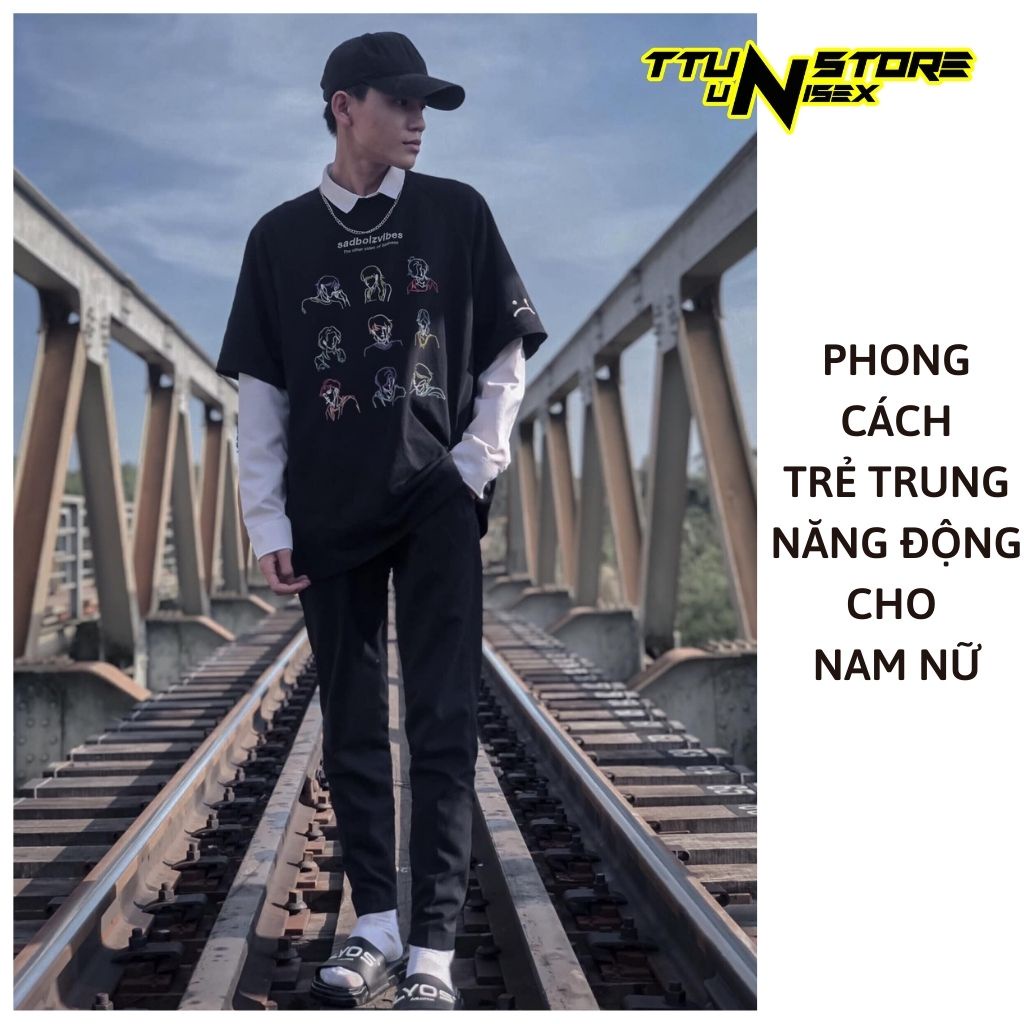 Áo Thun SADBOIZ TOSS , SB Sadboizvibes Tee Local Brand Full Tag Chữ Thêu Nam Nữ Form Rộng Vibes Aint Cry TTUN STORE | BigBuy360 - bigbuy360.vn