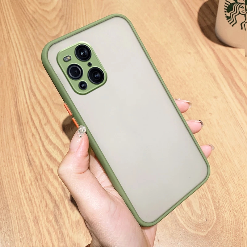 Ốp điện thoại nhám chống sốc cho OPPO Find X3 Pro