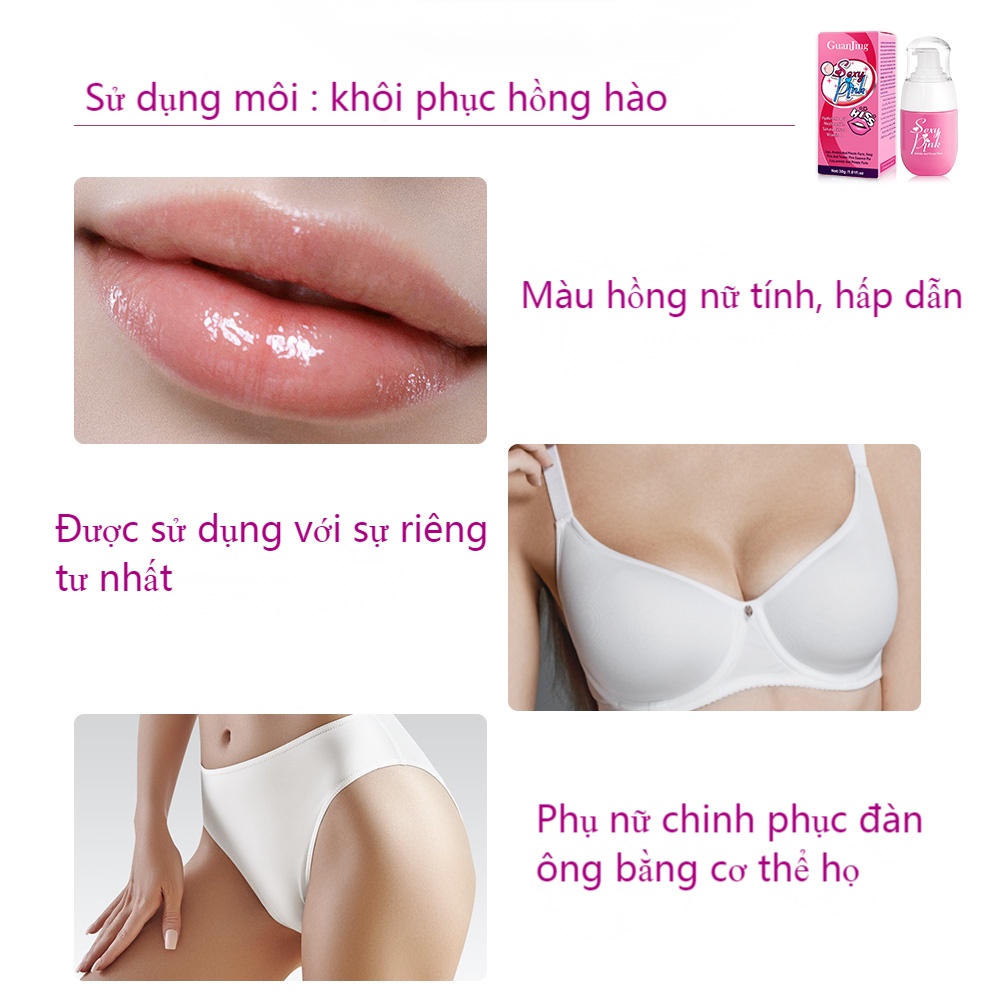 Pink nipples kem làm hồng vùng kín trị thâm bikini làm hồng nhũ hoa và vùng kín trị thâm môi