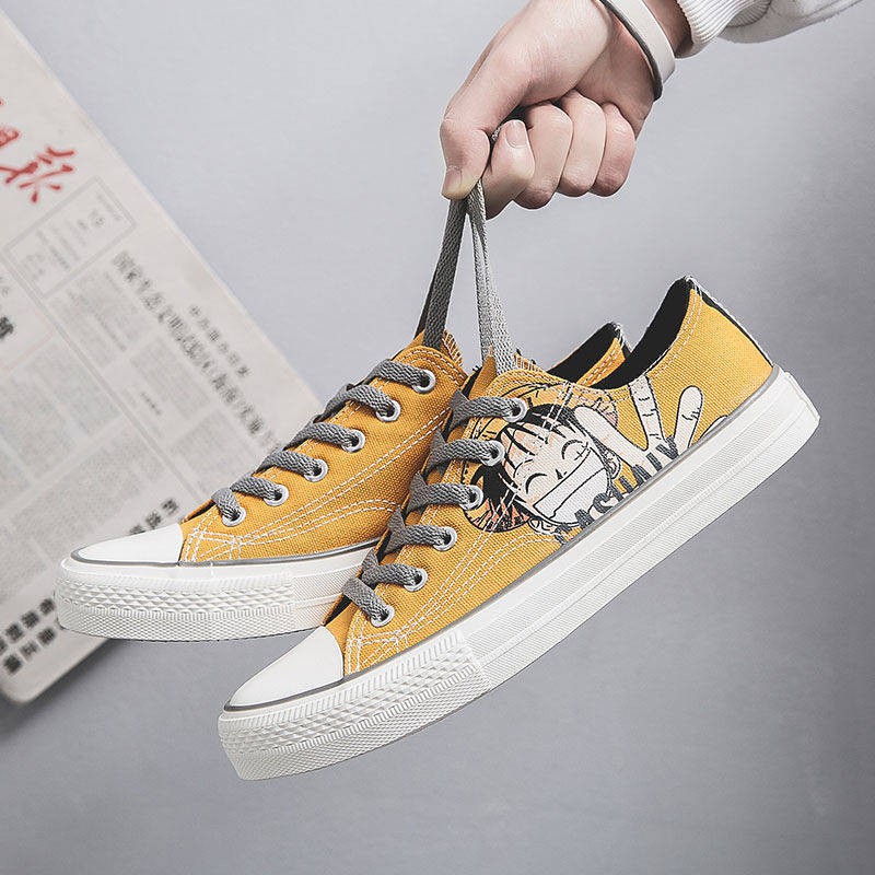 One Piece Canvas Xu hướng Graffiti Thông thường giày nam | BigBuy360 - bigbuy360.vn