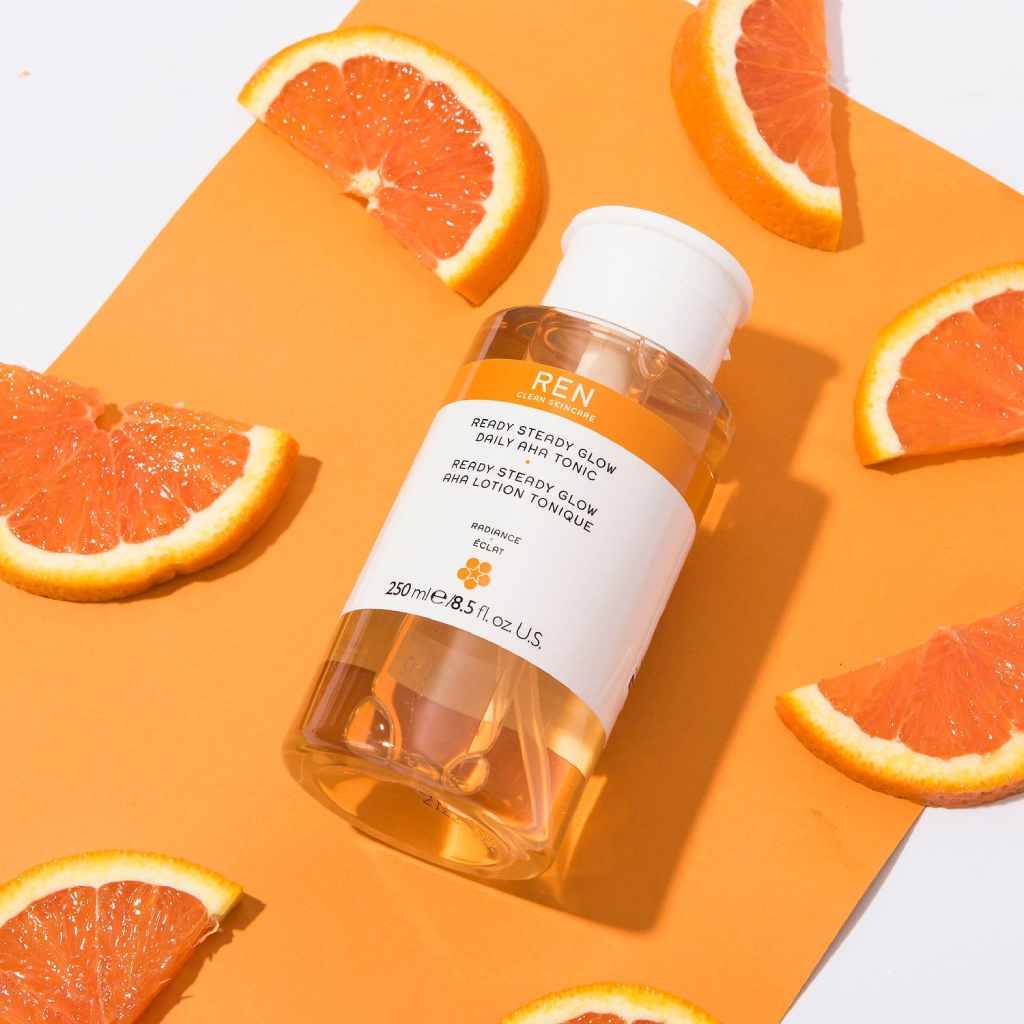🌿 Toner Tẩy Da Chết Làm Sáng Da REN Clean Skincare Ready Steady Glow Daily AHA Toner