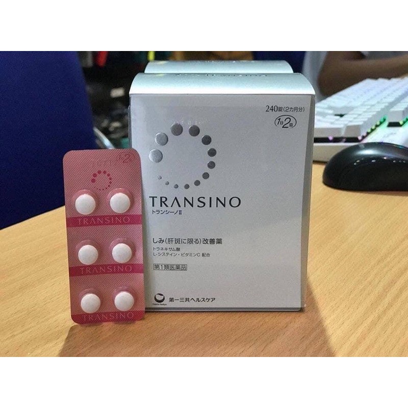 Viên uống trắng da Transino 240v