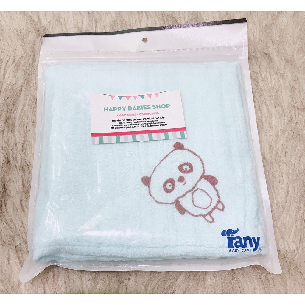 Khăn Tắm Sợi Tre Cho Bé Fany Siêu Mềm 87x87cm (khăn xô sợi tre)