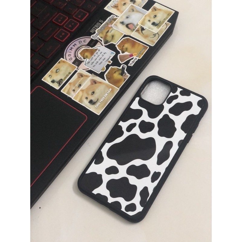 Ốp lưng cao cấp THINKCASE IPHONE Bò Sữa Black & White