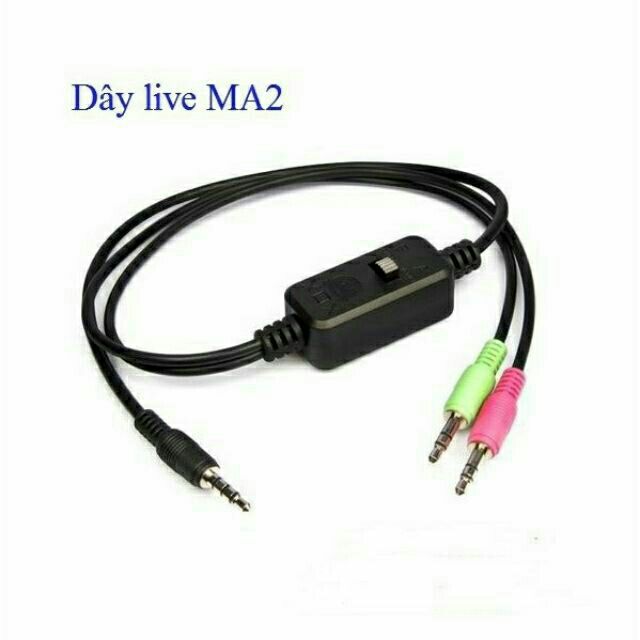 Dây livestream XOX MA2 phát live stream cho soundcard