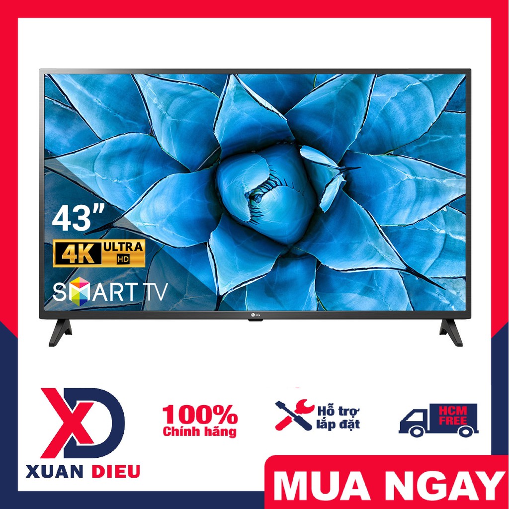 Smart Tivi LG 4K 43 inch 43UN7300PTC - Tính năngHDR ,Youtube.bảo hành 2 năm.Giao miễn phí HCM,giao trong ngày