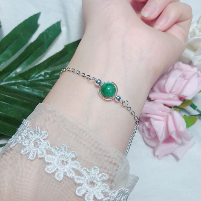 LẮC TAY ĐÁ PHONG THUỶ ĐỦ MÀU - LẮC TAY NỮ BẠC TA