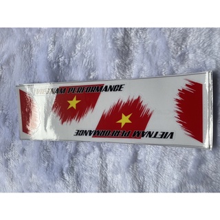 Sét vietnamperformance cờ Việt Nam decal trong