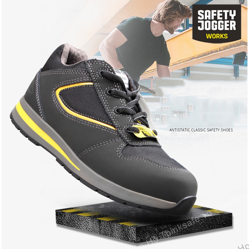 Giày bảo hộ cao cấp Safety Jogger Thinksafe, cấu tạo phi kim, siêu nhẹ, chống đinh, chịu nhiệt, kiểu thể thao - Turbo