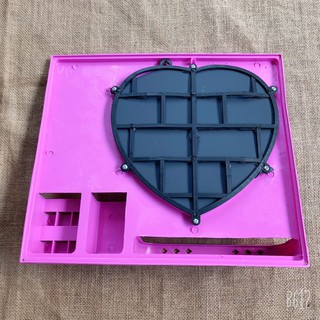 Gương nhà tắm mẫu tim