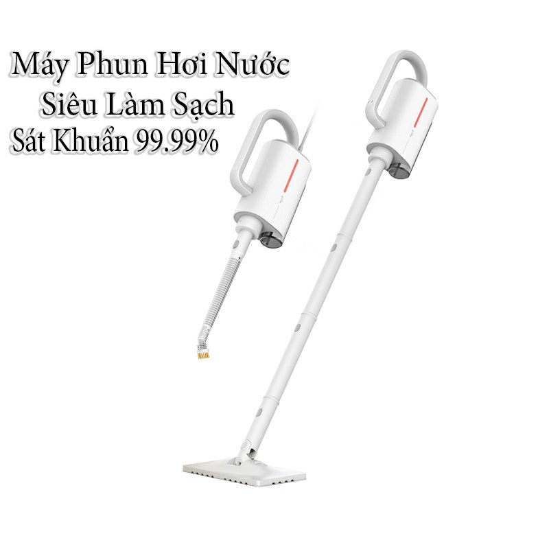 Máy Làm Sạch Vệ Sinh Hơi Nước Nóng Thông Minh Diệt Khuẩn Khử Trùng Deerma  [HÀNG XỊN]